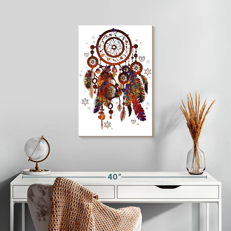 Ornate Dreamcatcher, 24" H x 16" W
