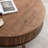 Simple leisure solid wood round coffee table-106326257
