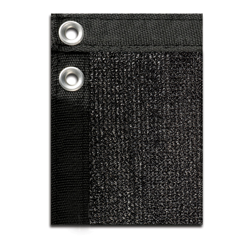 Black Polyethylene Privacy Fence Screen with Reinforced Grommets