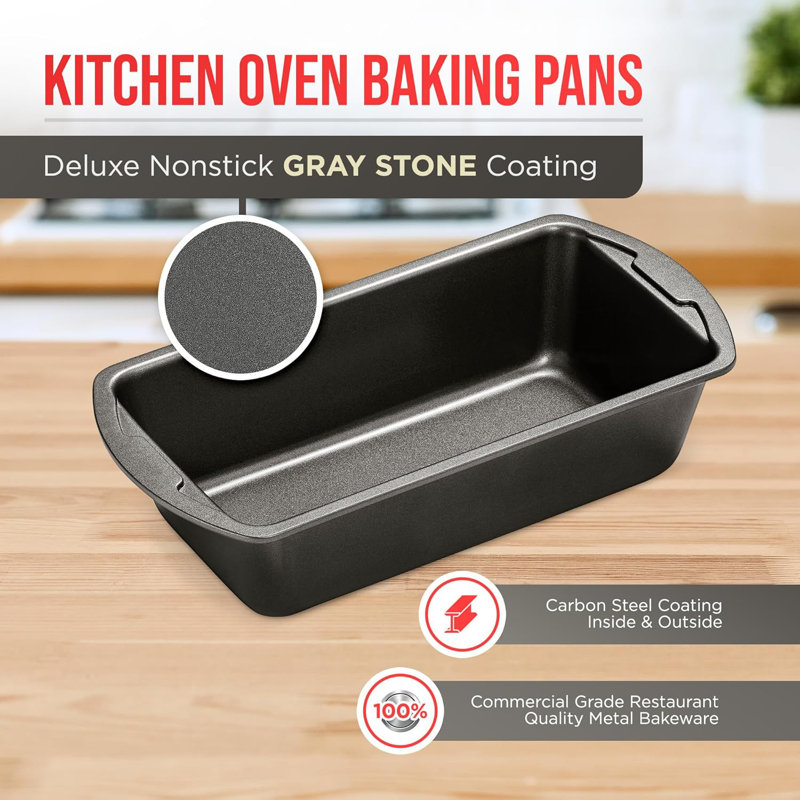 Bakken Swiss 6-Piece Non-Stick Gray Stone Bakeware Set