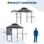 Sturdy Grill Gazebo for Outdoor Patio BBQ-125906129