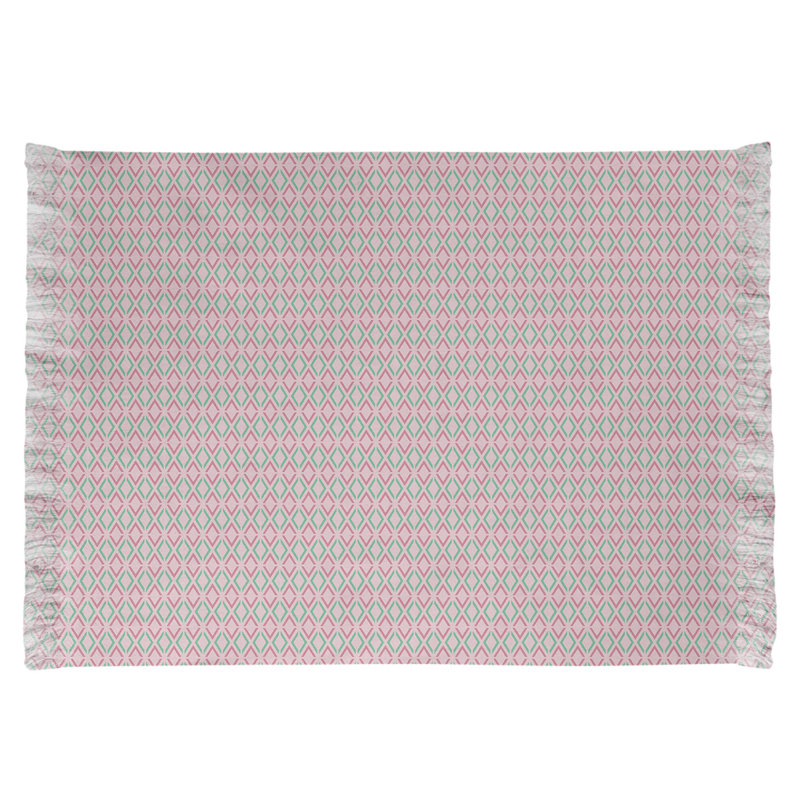 Tapis rose/vert arrow diamants Mcguigan, Oui
