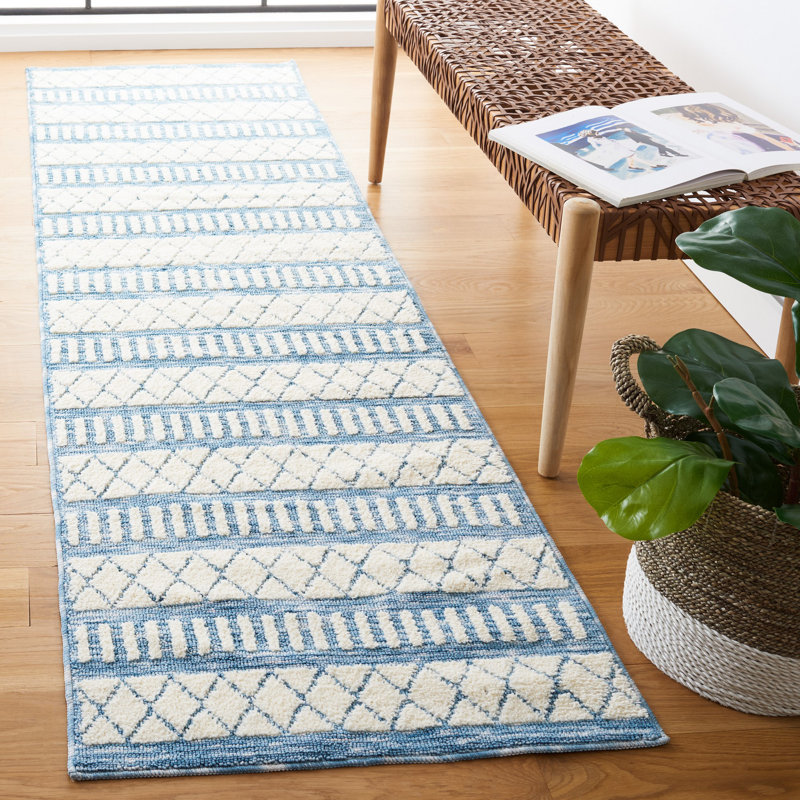 Tru Performance Machine Washable Striped Rug, Runner 2'3" x 6'