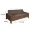Canapé Caisy, coussins en mousse, bois massif-101711873-122677363