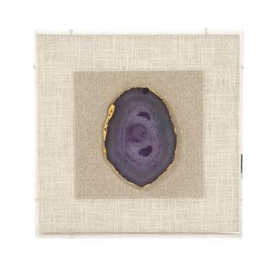 Geode Framed Print