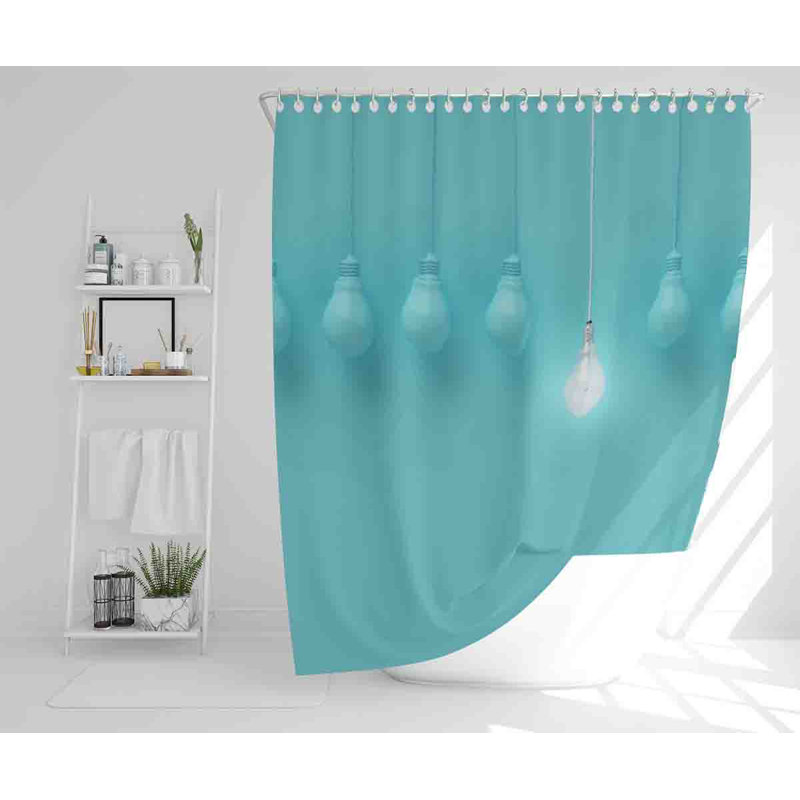 Mohak 13 Piece Polyester Shower Curtain Set