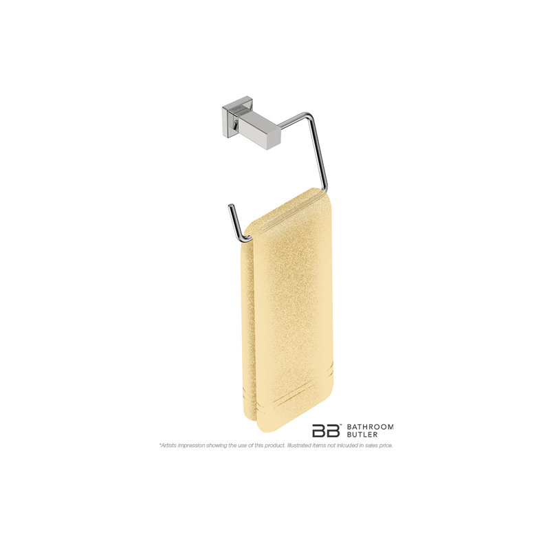 Towel Ring, Polished Stainless Steel