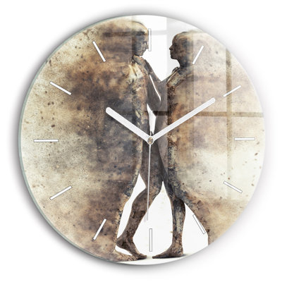Glass Wall Clock