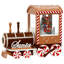 Snowing Train With Tree - 17  X 15 Inches
