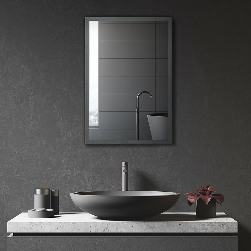 Miroir de salle de bain avec tablettes de rangement, armoire murale de salle de bain