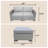 Outdoor Sofa Sets 3 (2 Boxes)-1650376967