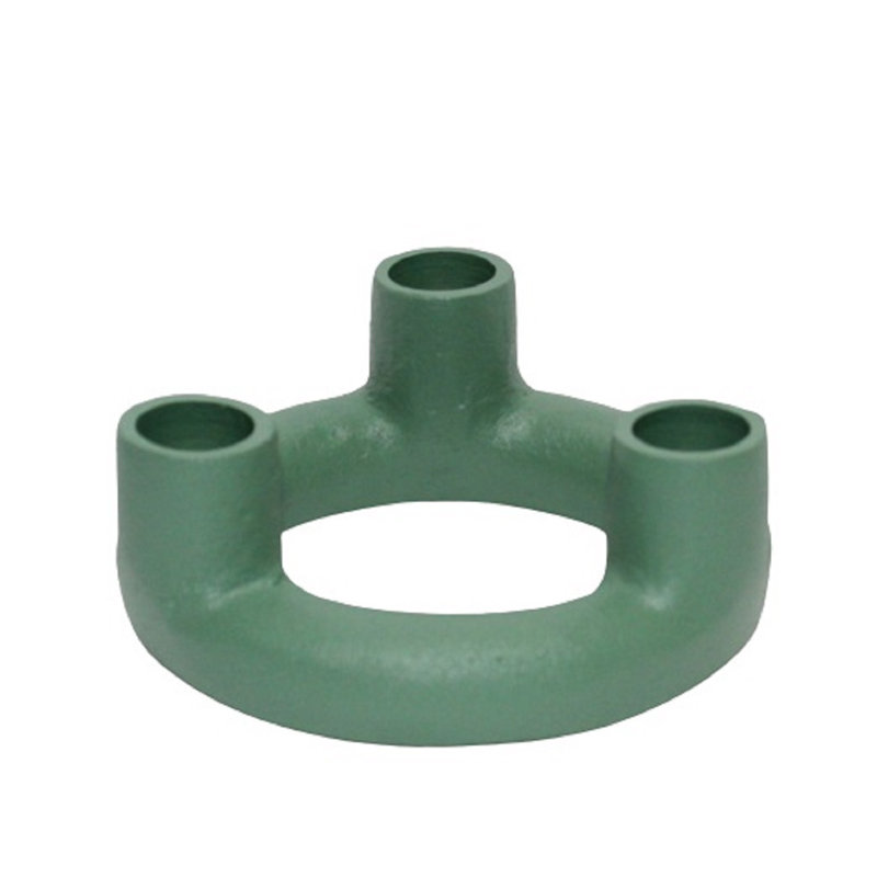 Ensemble de chandelles de table en aluminium 3 pièces Ashlyn, Vert