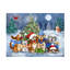 «Christmas Cheerful Dogs» par MAKIKO - Art sur toile sans cadre-218559012