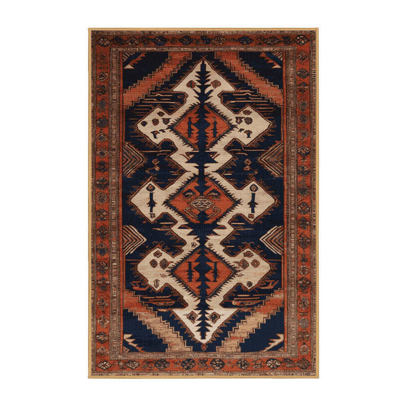 Tapis brun lavable à la machine, Tapis de couloir 2 pi x 4 pi