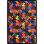 Whimsy Playful Patterns Puzzled Area Rug