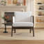Chaise d'appoint en tissu Sherpa