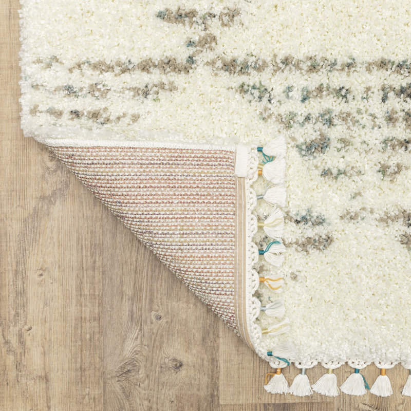 Performance Abstract Indoor Rug, Rectangle 9'10" x 12'10"