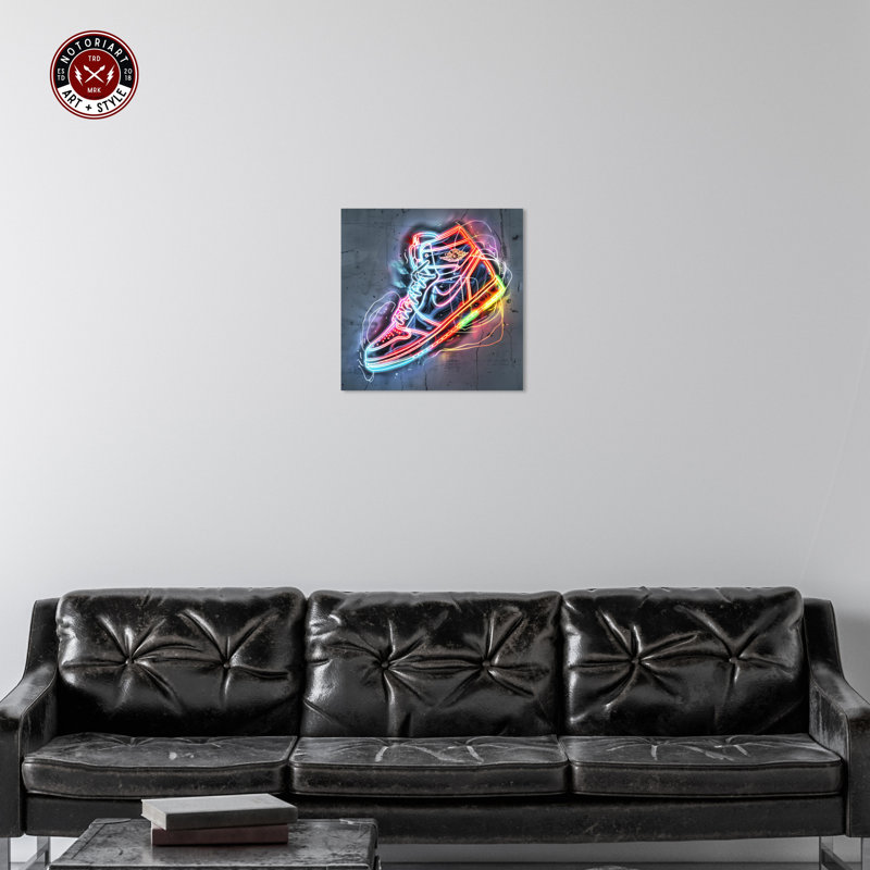 Sneaker 1 pièce Notoriart, Toile tendue, H 20 po x l 20 po