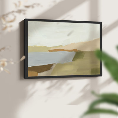 Stacked Landscape I - Reproduction encadrée - Restickable