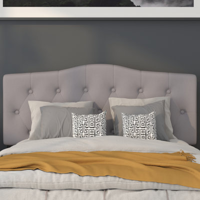 Ciriaca Arched Button Tufted Upholstered Headboard