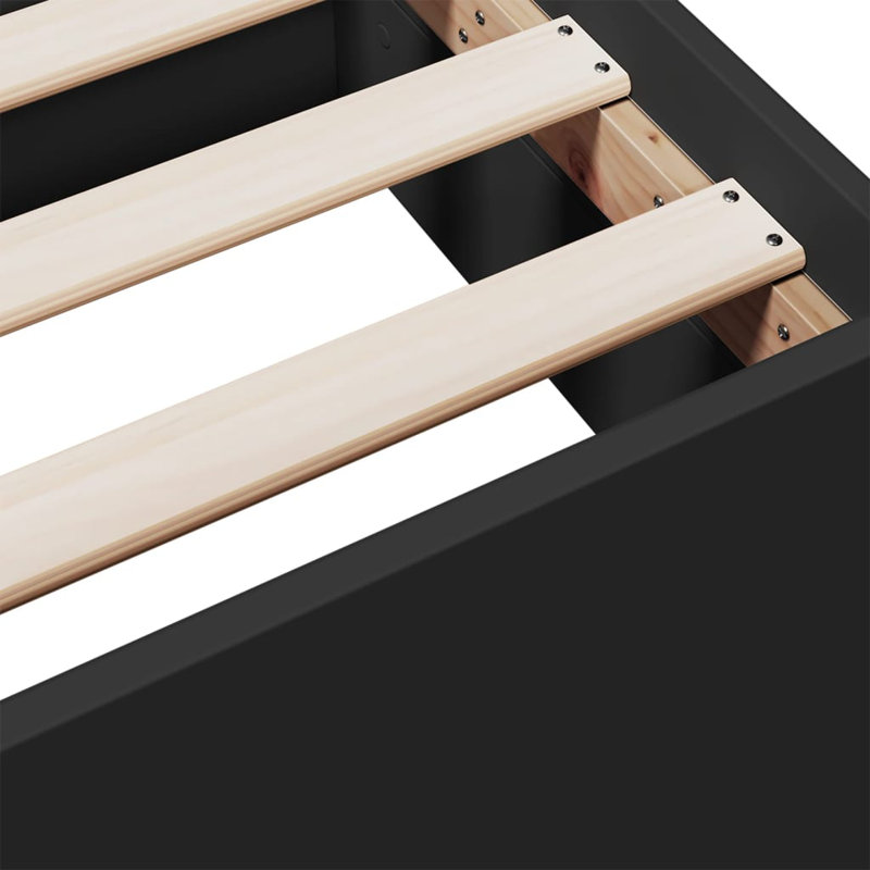 Peltz Bed, Black, Small Single (2'6)