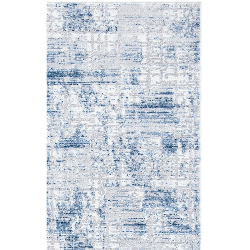 Zyaire 700 Performance Abstract Rug, Square 6'7"