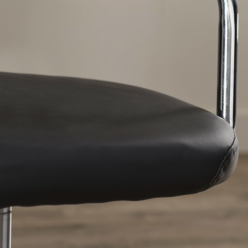 Chaise de travail Fricke, Noir