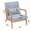 Chaise de lecture rembourrée avec structure en bois massif-975584178-887024979