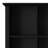 Acadian 57"W Solid Wood Transitional 8-Cube Storage Sofa Table with Grooved Side Panels and Tapered Legs