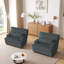 Chaise d'appoint moderne avec accoudoirs rembourrés et coussins (ensemble de 2)-115747892