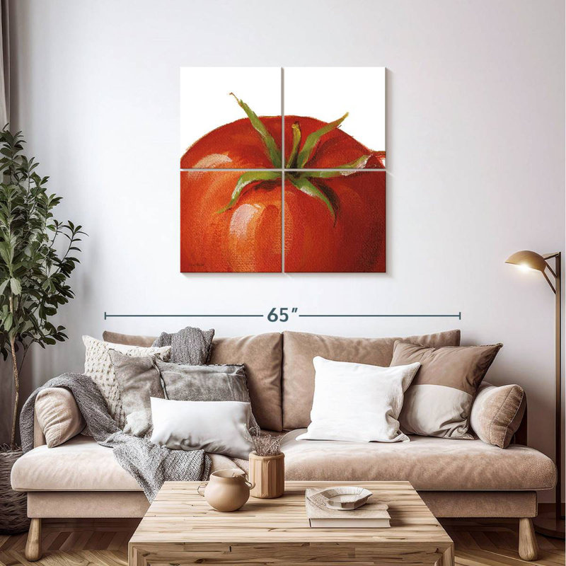 Yarlin Juicy On White, 38" H x 38" W