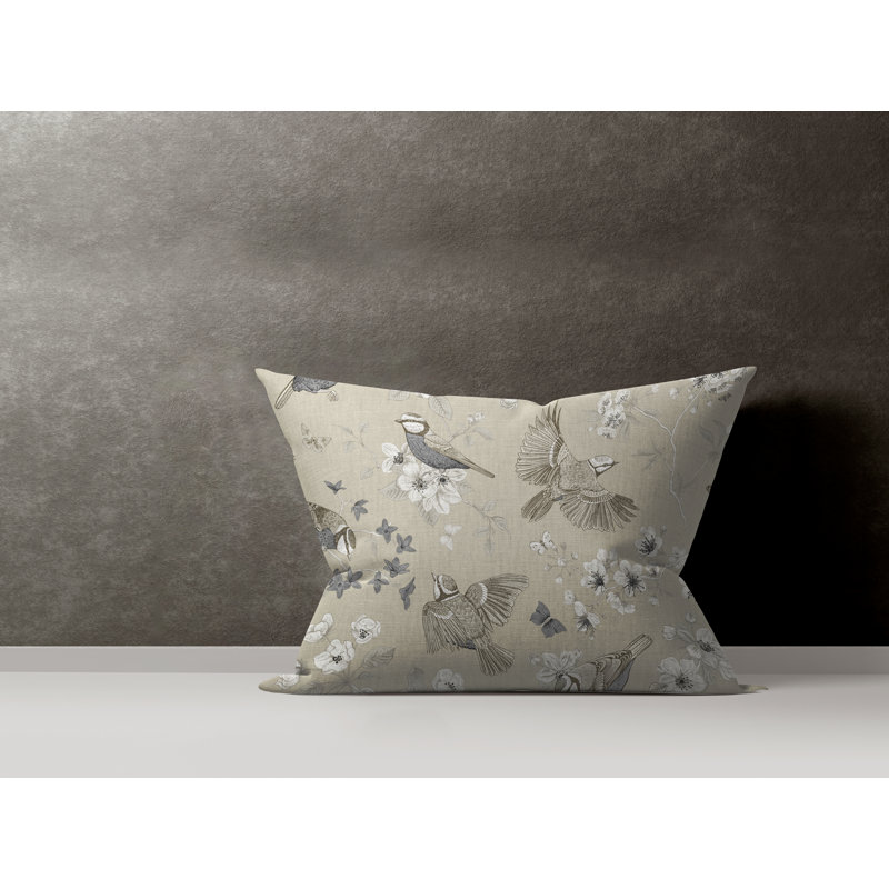 Housse et insert de coussin en coton Cosette, Beige