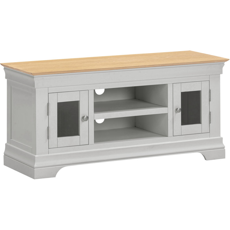 Adaleya TV Stand, 57cm H x 120cm L x 43cm W, Grey