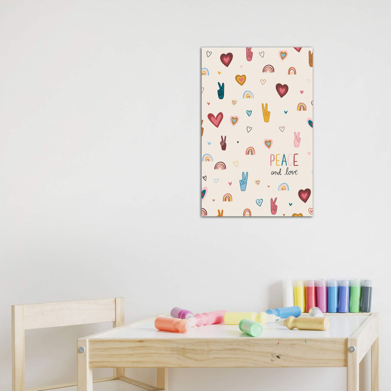 Art vi vibes, Toile tendue, H 48 po x l 32 po x P 1,5 po