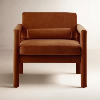 Solaris Velvet Upholstered Armchair