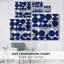 Indigo Hemispheres II sur toile-910344467