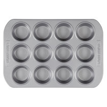 Choice 24 Cup 3.5 oz. Non-Stick Carbon Steel Muffin / Cupcake Pan