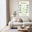 Art mural sardines, olives, citrons, poisson minimaliste-1505758944