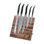 Alcott Hill Hixon 5 Piece Laguiole Kitchen Knife Set plus Magnetic Display