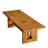 Solid Wood Desk – Rectangular Computer Desk for Home and Office-1652332617