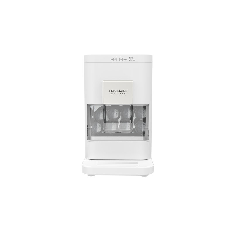 Frigidaire Countertop Artisanal Sphere Ice Machine, Transparent Window, Gourmet Ice Maker, 84 Spheres per Day Capacity, Auto Self-Cleaning Ice Making Machine, White
