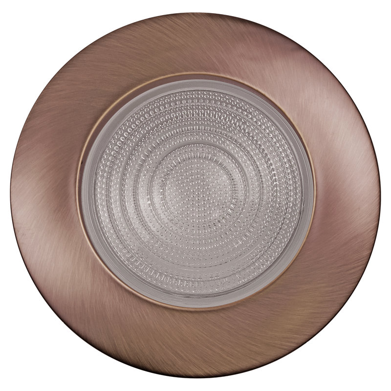 Metal Fresnel Shower 6" Recessed Trim