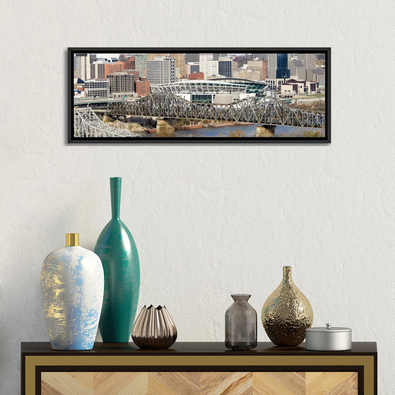 « paul brown stadium, cincinnati, hamilton county, ohio », reproduction de photo sur toile, H 12 po x l 36 po x P 1,5 po