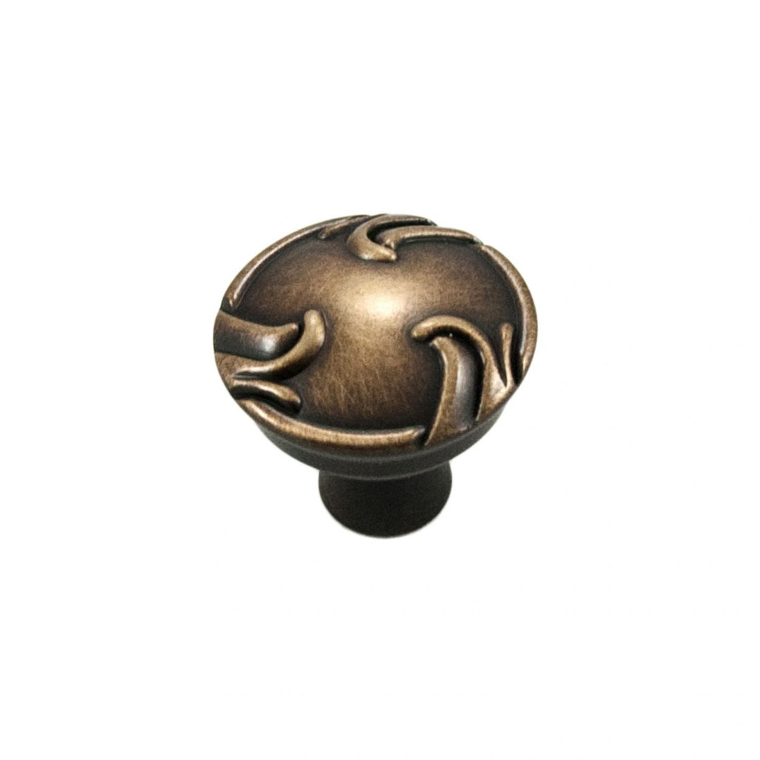 Nottingham 1 1/4" Knob with Decorative Swirls Rk International 