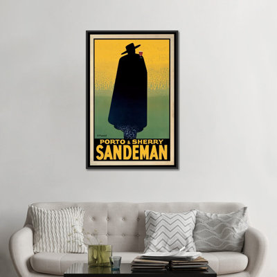 «Porto And Sherry Sandeman» par Georges Massiot, impression sur toile tendue