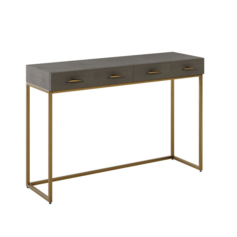 Heredia 122cm Console Table, Dark Grey