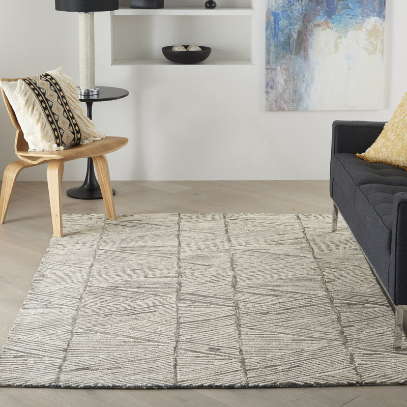 Helma Geometric Hand Woven Area Rug, Rectangle 160 x 221cm