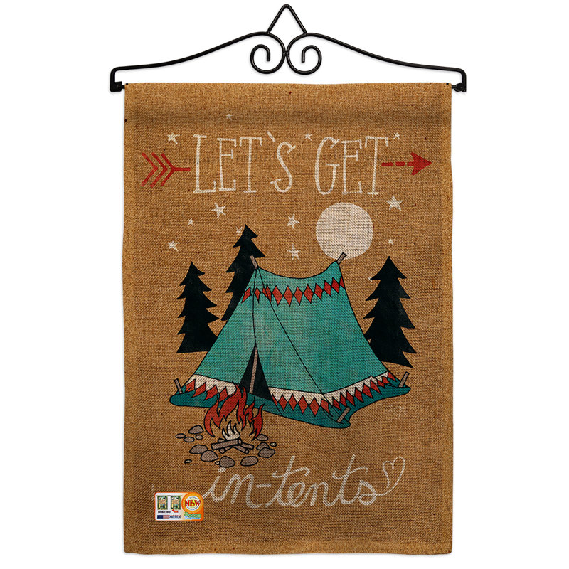 Drapeau de jardin Adventure in Tents