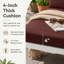 Ensemble de chaises longues d'extérieur en aluminium 4 pièces avec dossiers réglables, tables d'appoint et coussins-458742581