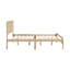 Ensemble de lit plateforme en bois avec finition lit naturel contemporain 1pc-509072636